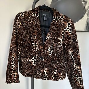 Focus 2000 Leopard Print Blazer